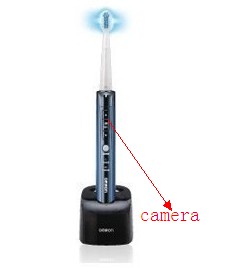 Wholesale 1280x960 Motion Detection Spy Toothbrush Hidden Bathroom Spy Camera DVR 8GB
